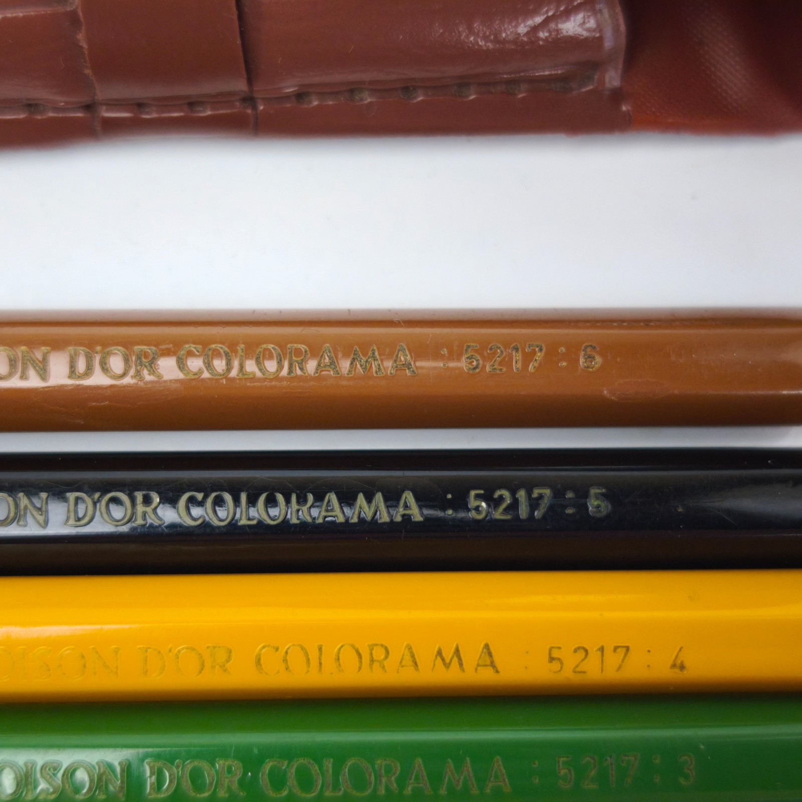 Vintage Mechanical Pencils Set of 6 TOISON D’OR COLORAMA 5217 Bohemia Works#6184