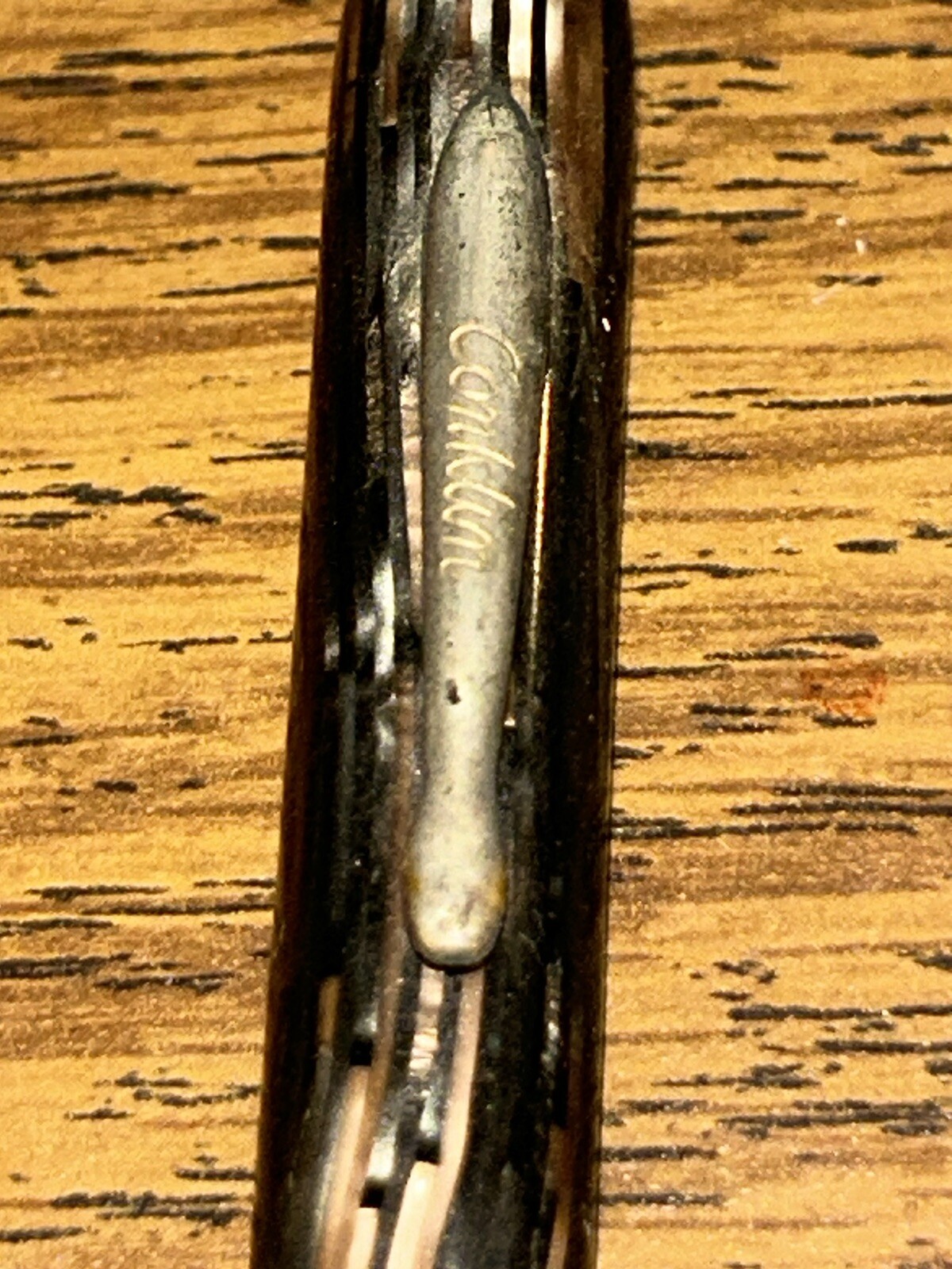 Antique Conklin Copper / Brown Striated Mechanical Pencil Chicago