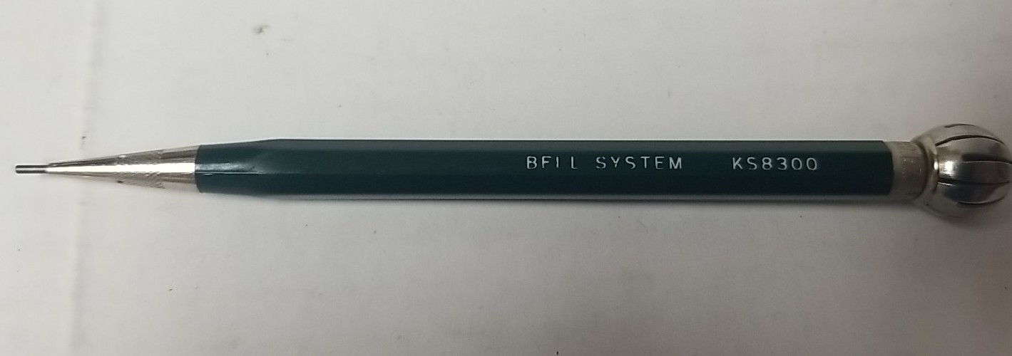 Dur-O-Lite BELL SYSTEM KS8300 Green & Chrome 1.1mm Phone Dialer Pencil – 1940’s