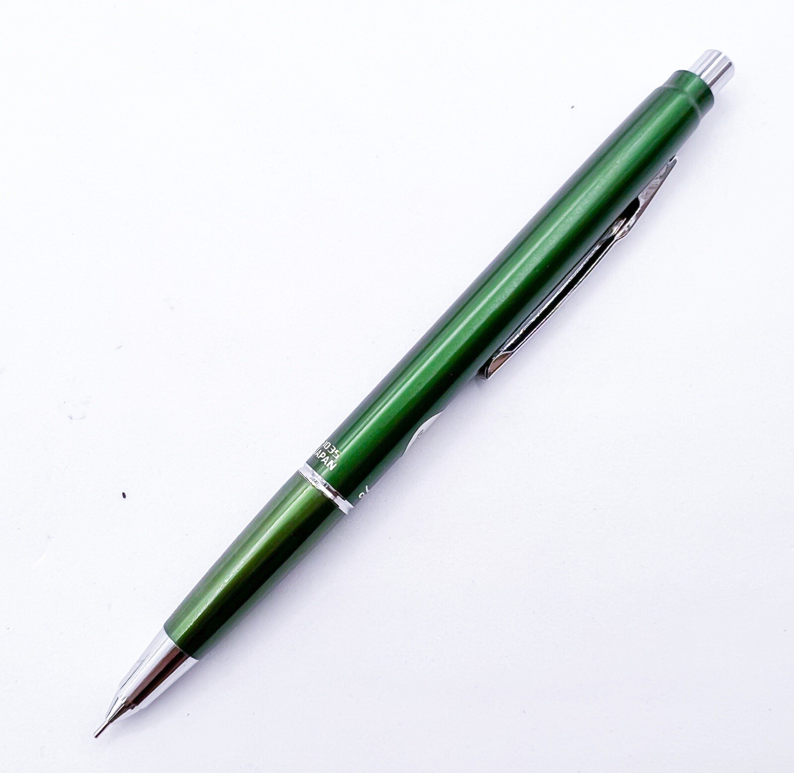 NOS green Jib colleen retractable double push 0.5mm Mechanical Pencil Not Short