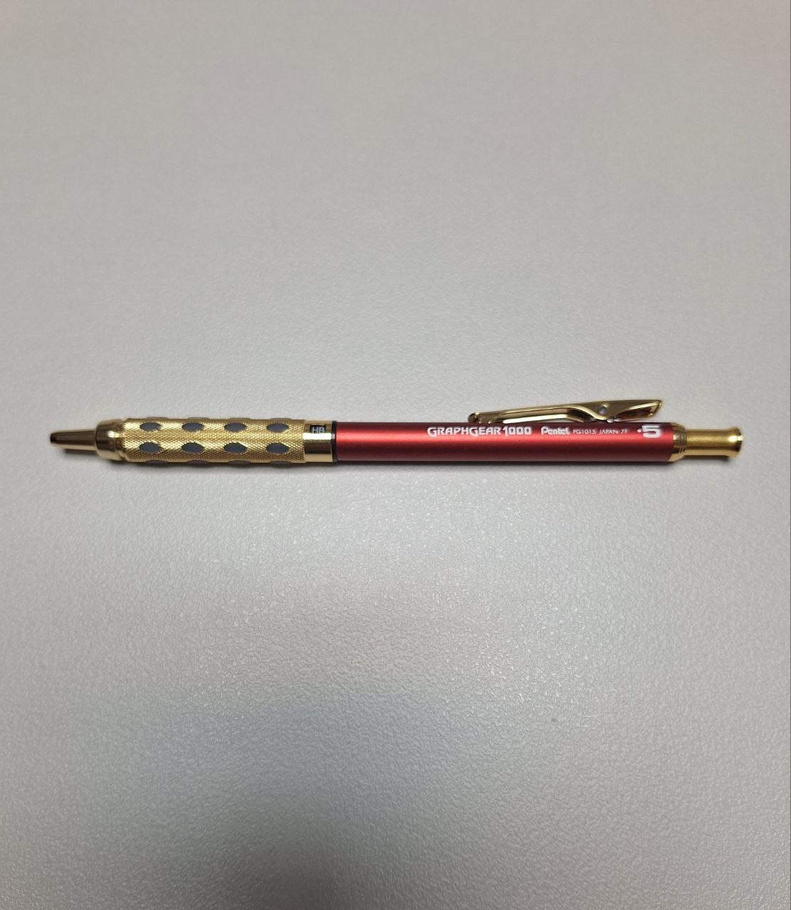 Pentel Graph Gear 1000 Limited 2018 mechanical pencil 0.5mm Graphgear Red & Gold