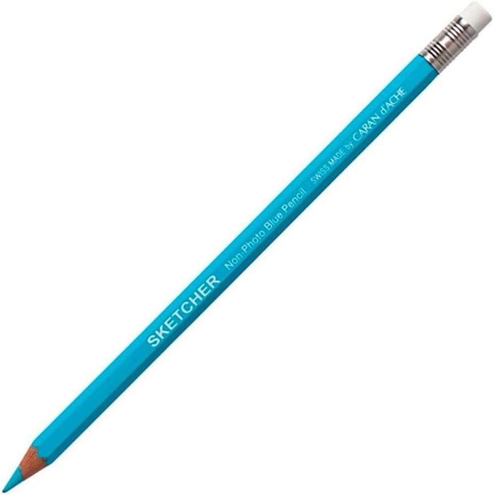 Caran d’Ache Sketcher Non-Photo Blue 2 Pc Blister 2 Count (Pack of 1),