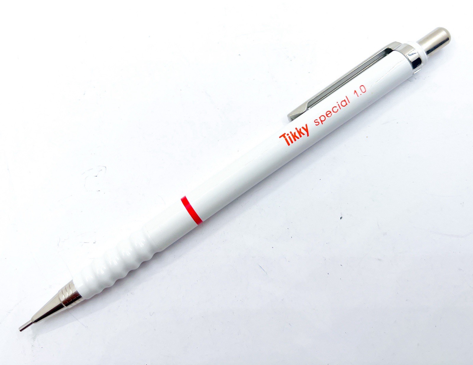 NOS rotring tikky special Mechanical Pencil White 0.9/1.0mm 0.9 1.0