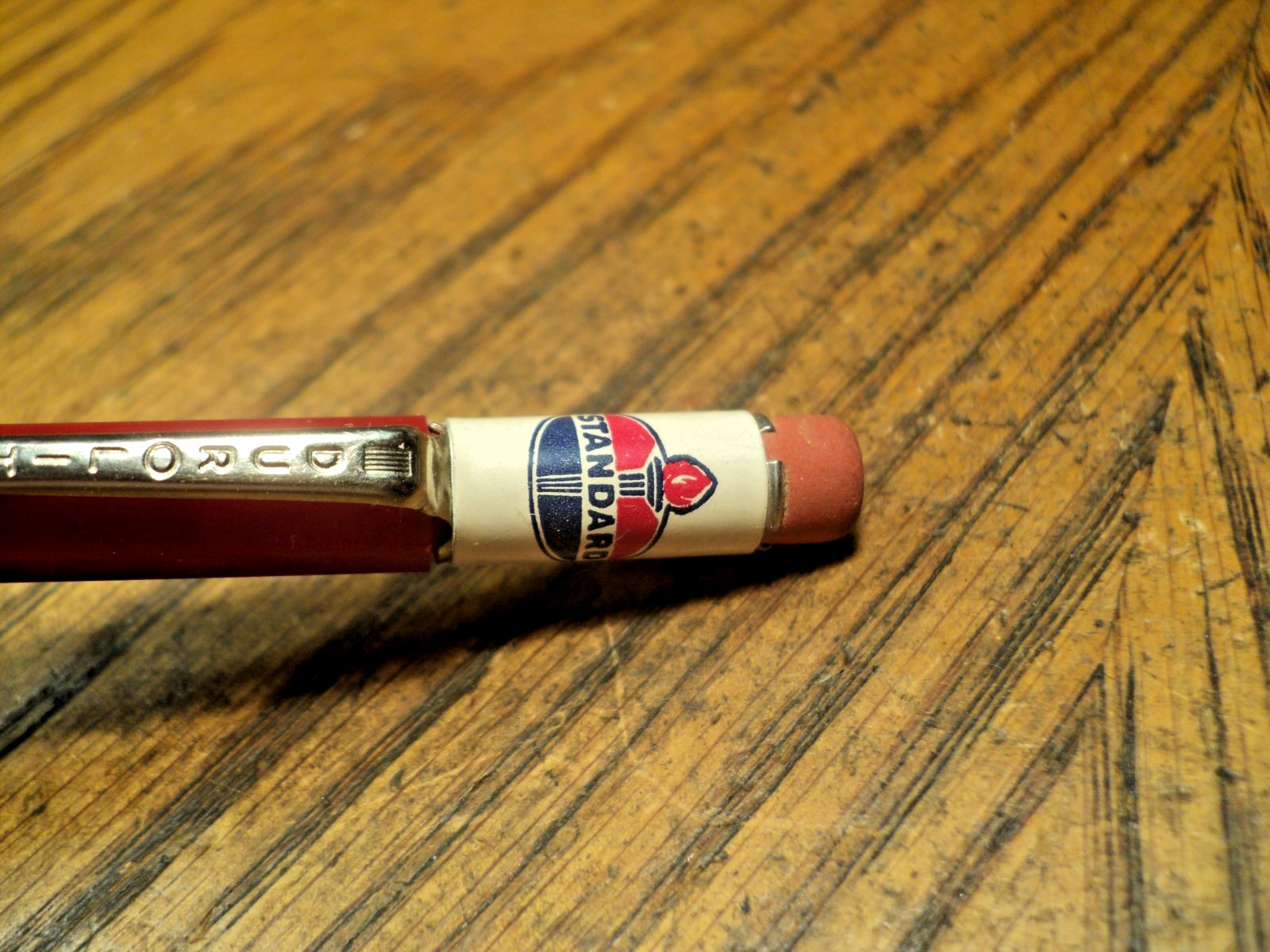Vintage Durolite Mechanical Pencil Nusser Oil Co Standard Oil 5-5/8″ Long USA