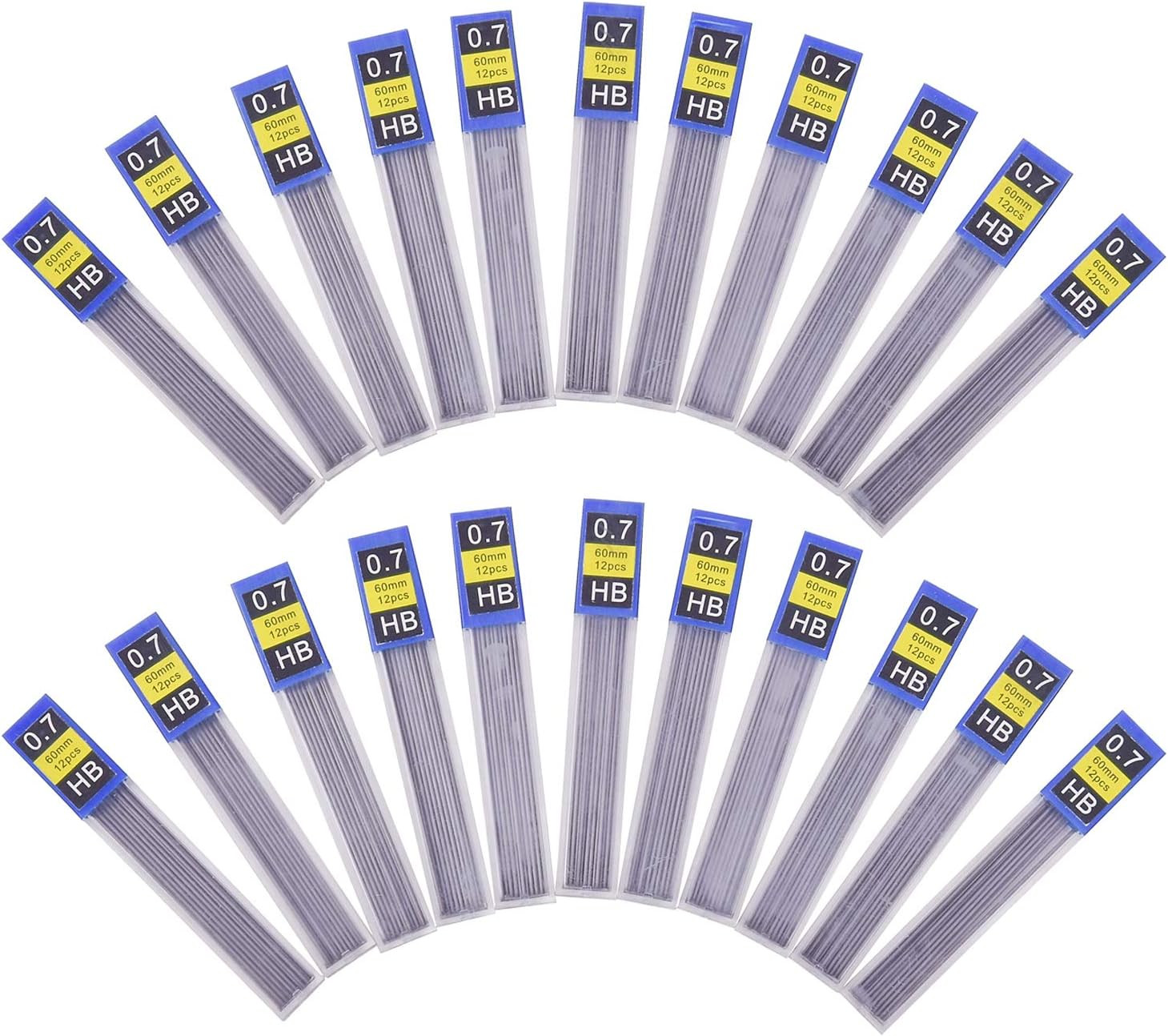 840 Pieces Lead Refills,0.7 mm HB,Break Resistant Mechanical Pencil Refills,70 T