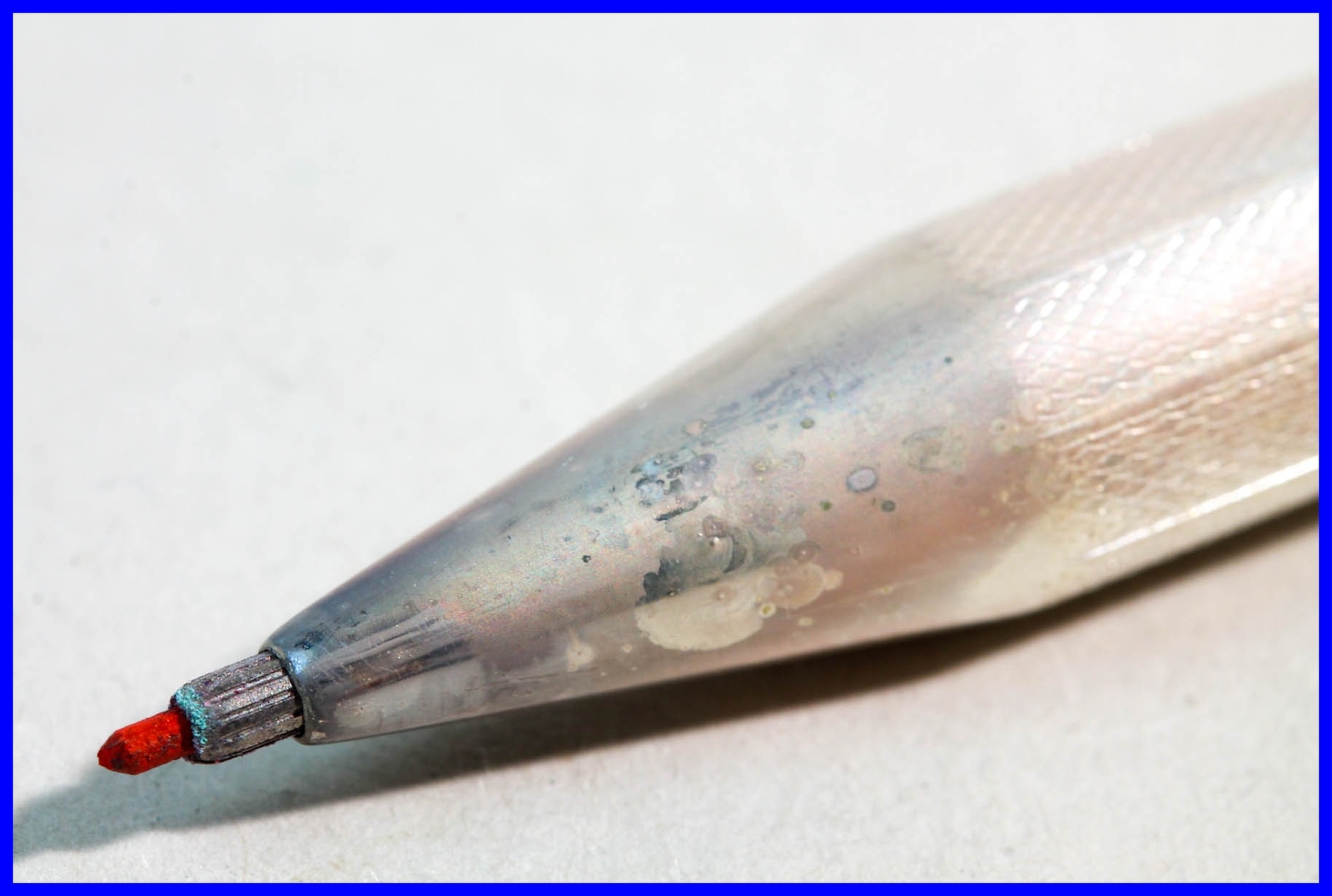 silver plated FEND SUPER NORMA all metal 4-color Pencil from the 1960ies MINT B