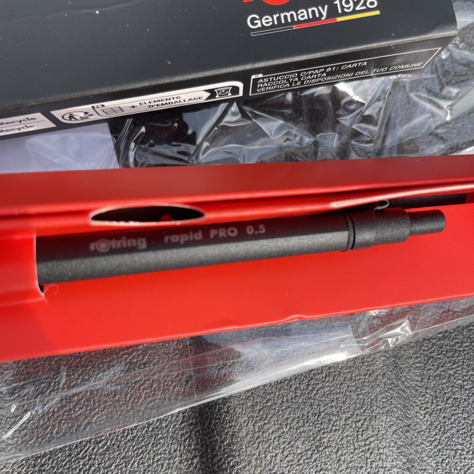 Rotring Rapid Pro Mechanical Pencil Black 0.5mm S0949350