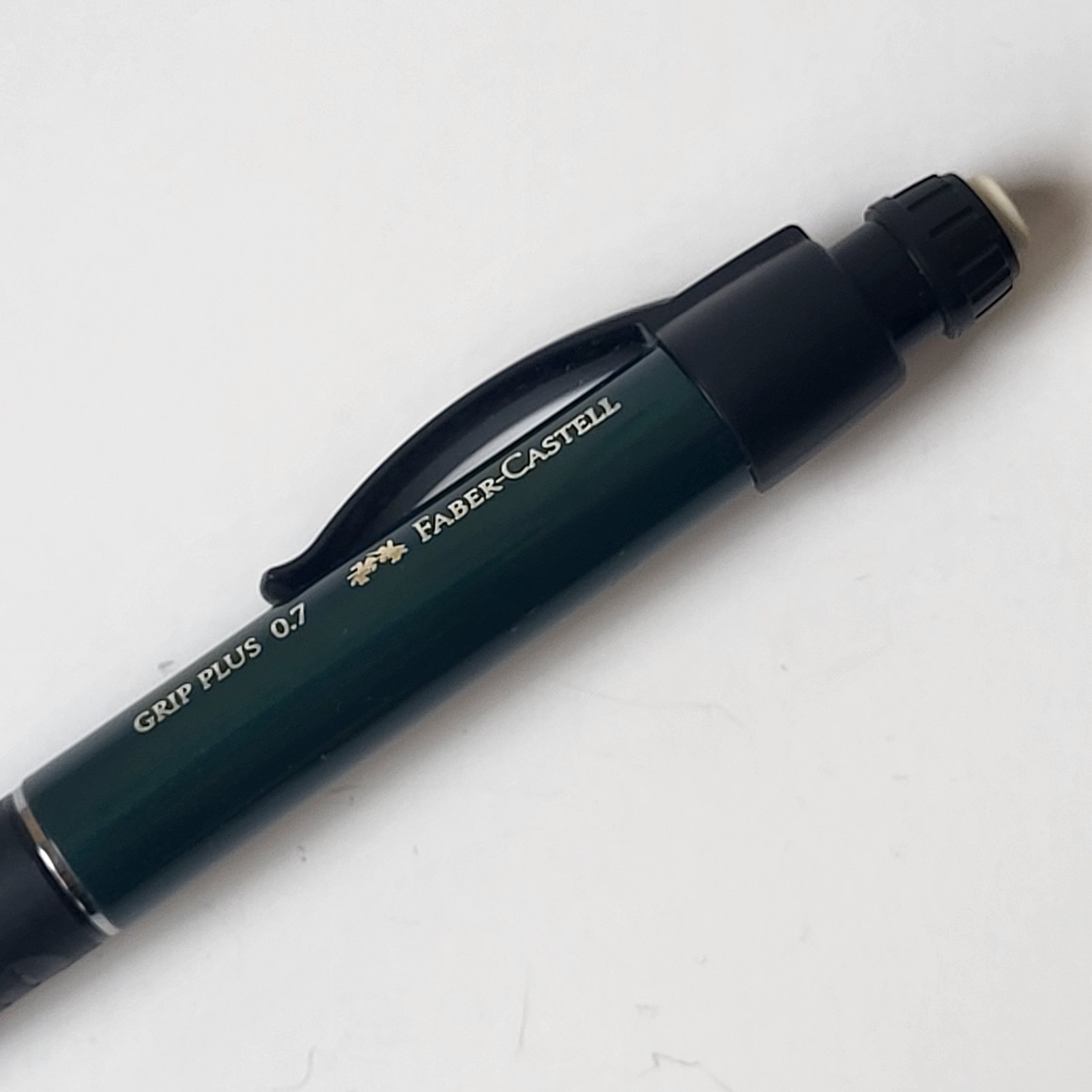 Faber Castell Grip Plus Mechanical Pencil .7mm Lead Dark Green Writing Fat Body