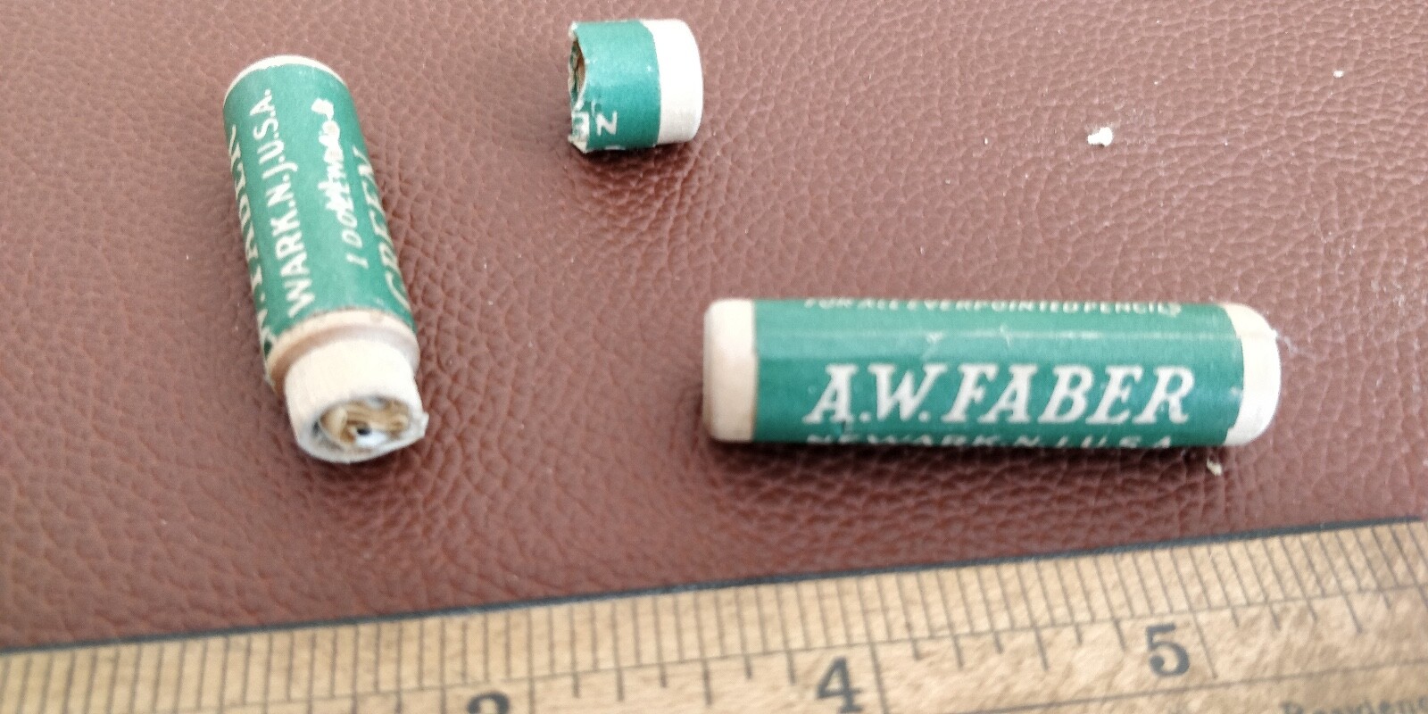 NOS Sealed A.W. Faber Green Checking Leads 3347 for everpointed pencils