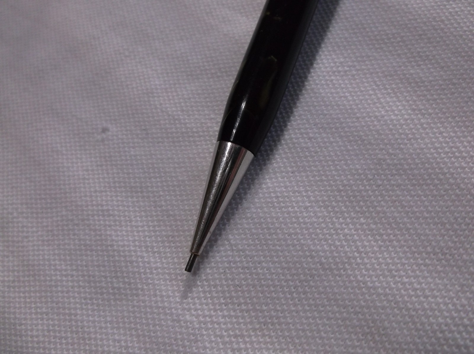 WAHL EVERSHARP CORONET GOLD & GREEN SHELL / CHROME REPEATER PENCIL / 1.1 mm