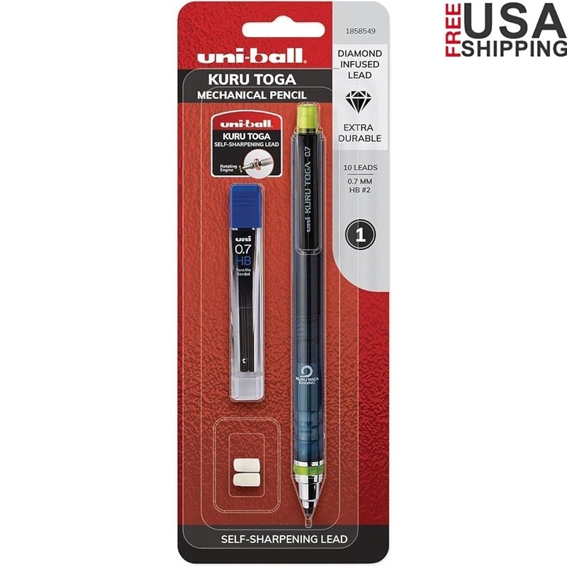 Lead Mechanical Pencil Set 0.7mm W/ Refills Erasers School Art Projects New