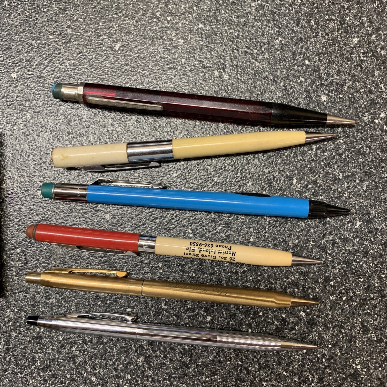 Vintage Mechanical Pencil Lot – Cross, Autopoint, Pentel, Scripto, Centennial