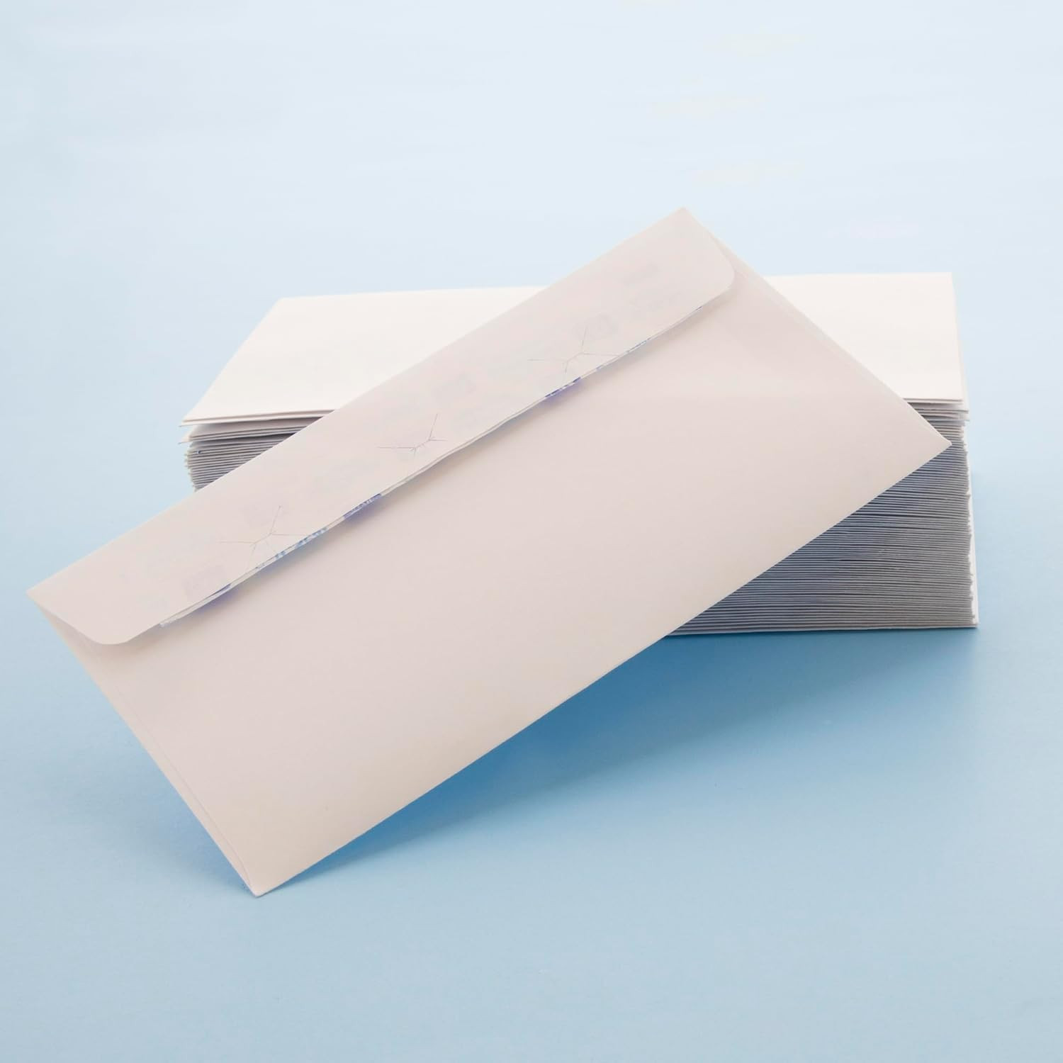 BAZIC #6 3/4 Peel and Seal White Envelope,572-24P (100-Pack)
