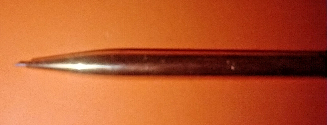 VINTAGE!! USED!! GOLD TONE FANCY FAUX DIAMOND MECHANICAL PENCIL & LIGHT PEN