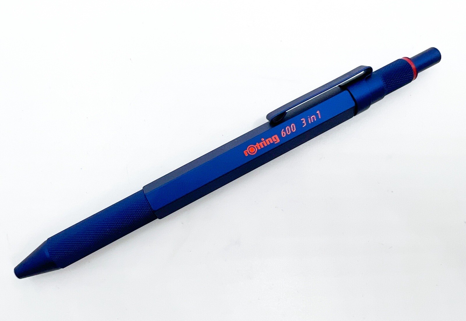 New rotring trio Blue 3 In 1 Ballpoint Pen Mechanical Pencil Box Include