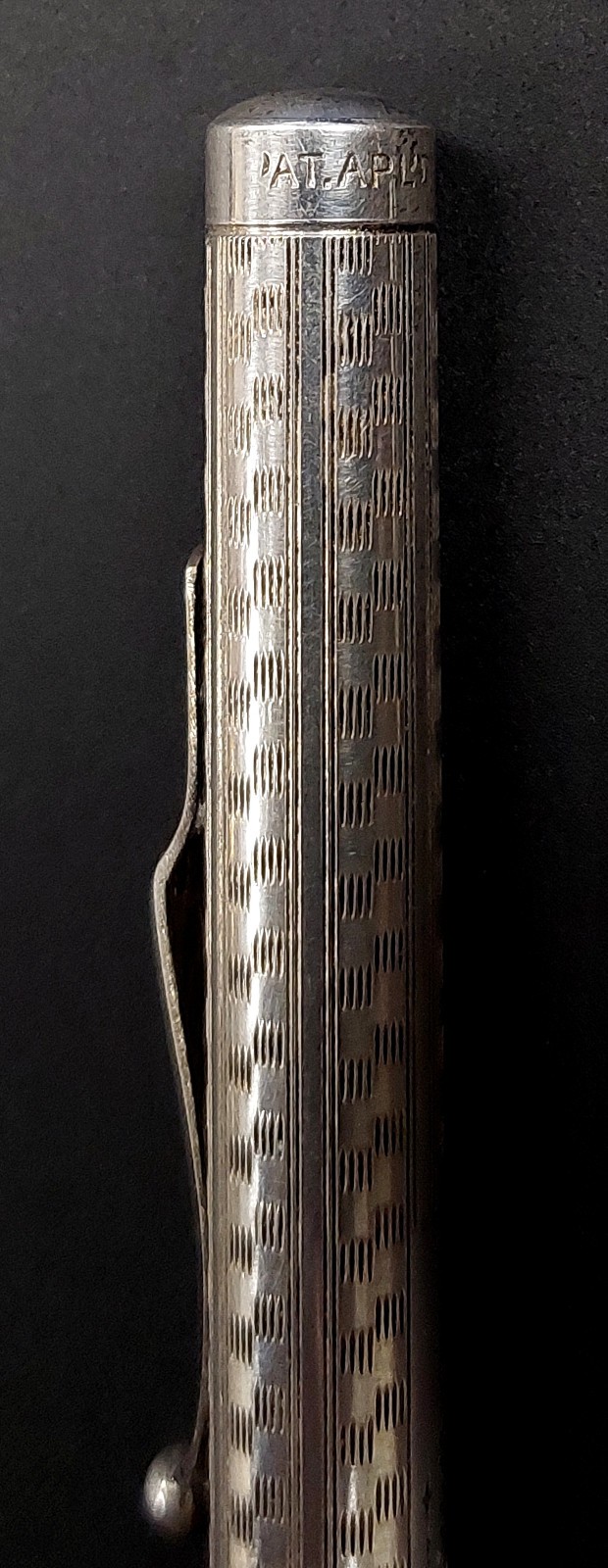Edward Todd & Co. Sterling Silver 5″ pencil with 3 vintage refills! Works!