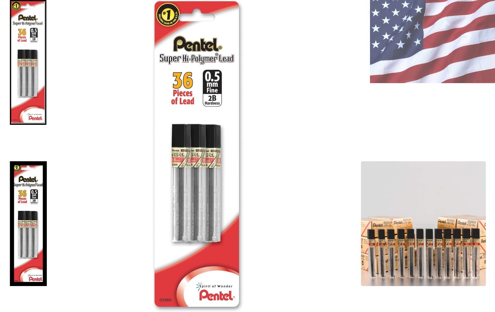 Durable Super Hi-Polymer 0.5mm 2B Pencil Lead – Break-Resistant & Refillable