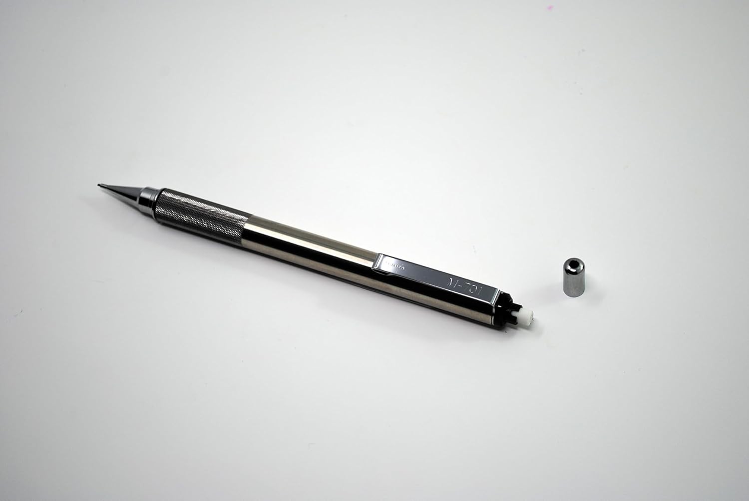 M-701 Mechanical Pencil, 0.7mm Point, Durable Stainless Steel Barrel, Knurled…
