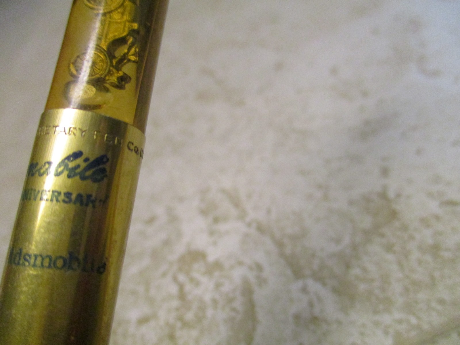 Vtg Golden Anniversary Floating Mechanical Pencil for Oldsmobile Secretary M29