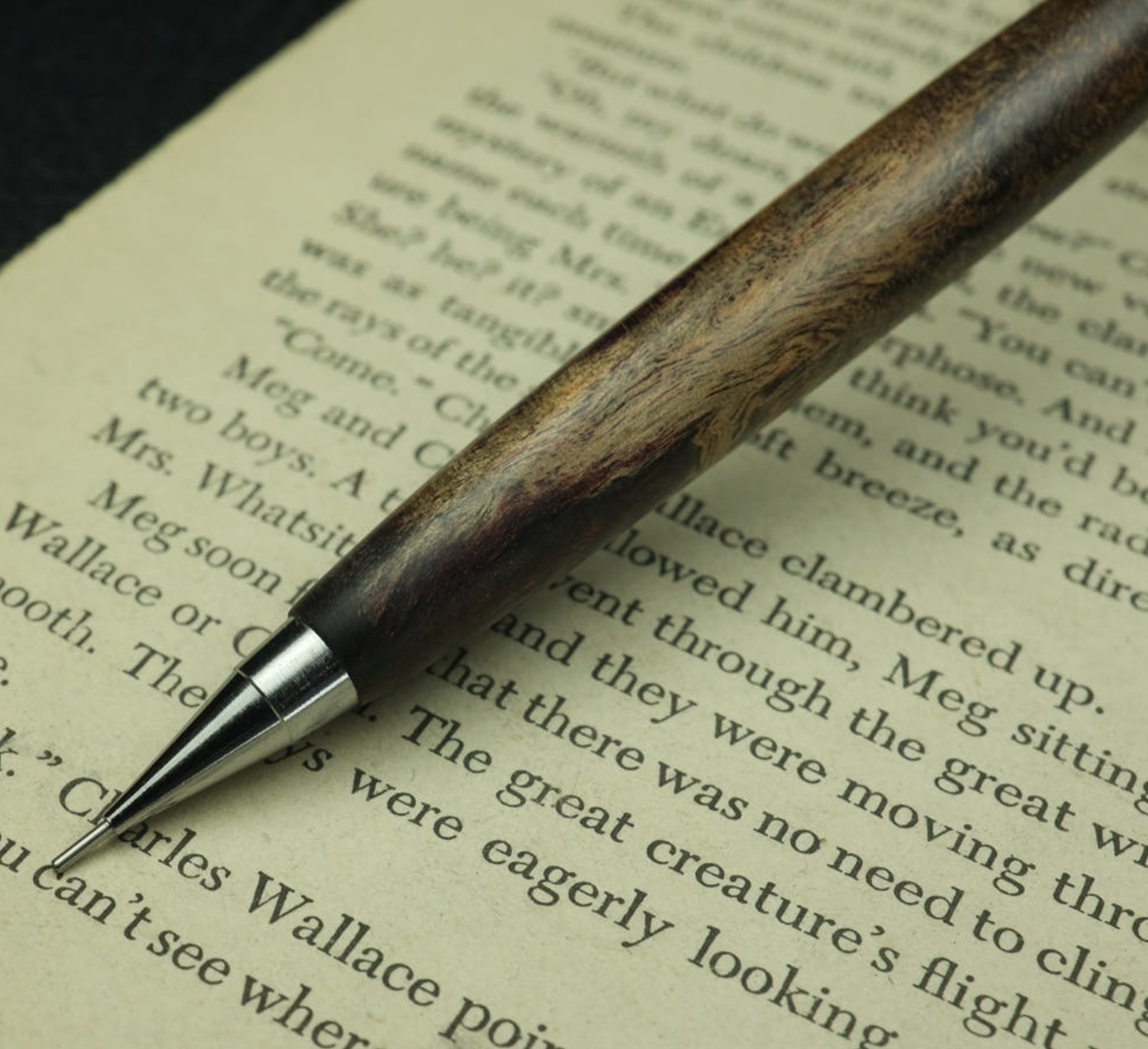 PENTEL PG5 Custom Mechanical Pencil Streamline Maple Burl Wood HANDMADE WOOD PEN