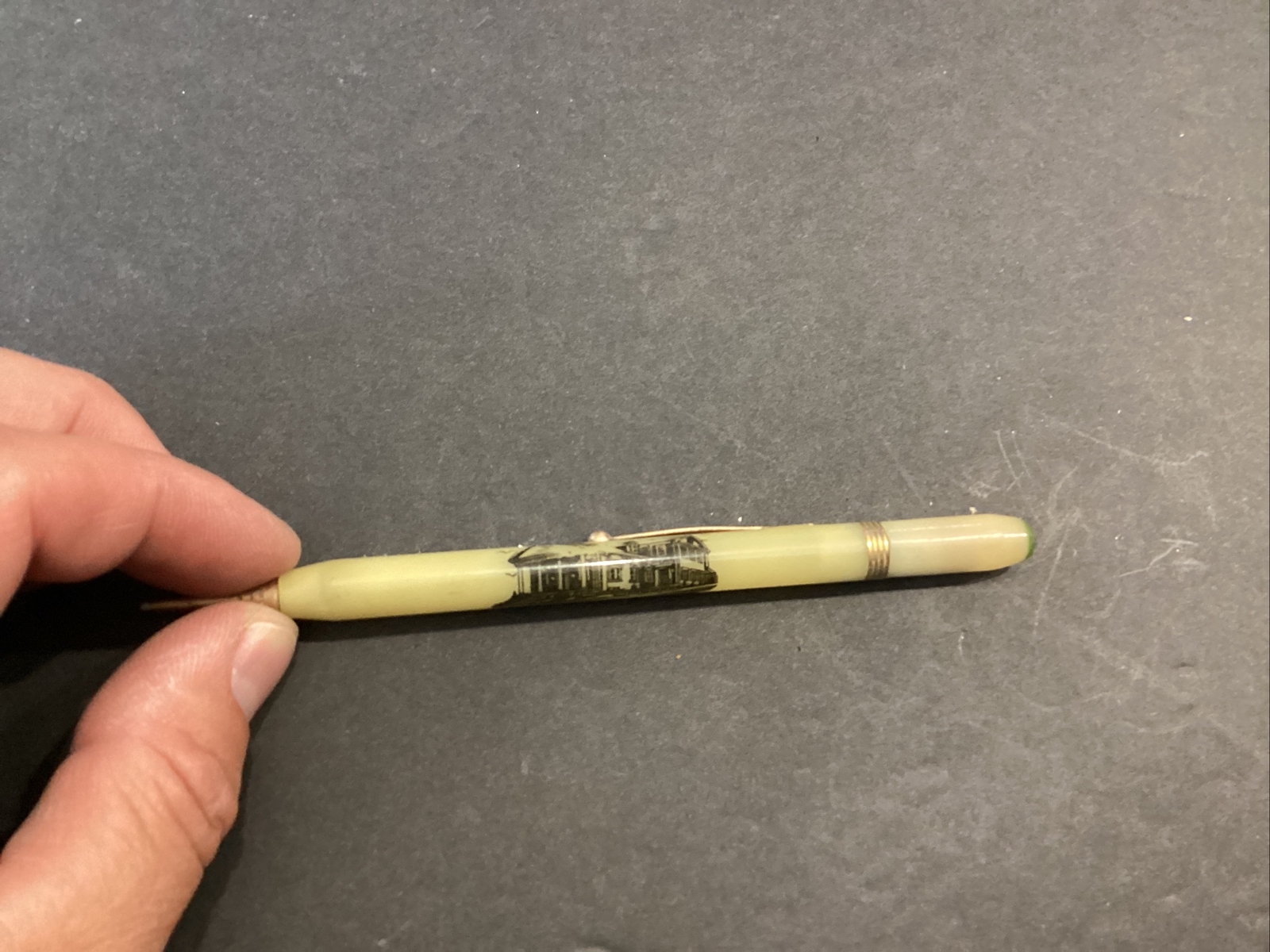Vintage Celluloid Mechanical Pencil Harleysville Mutual Casualty Co Insurance