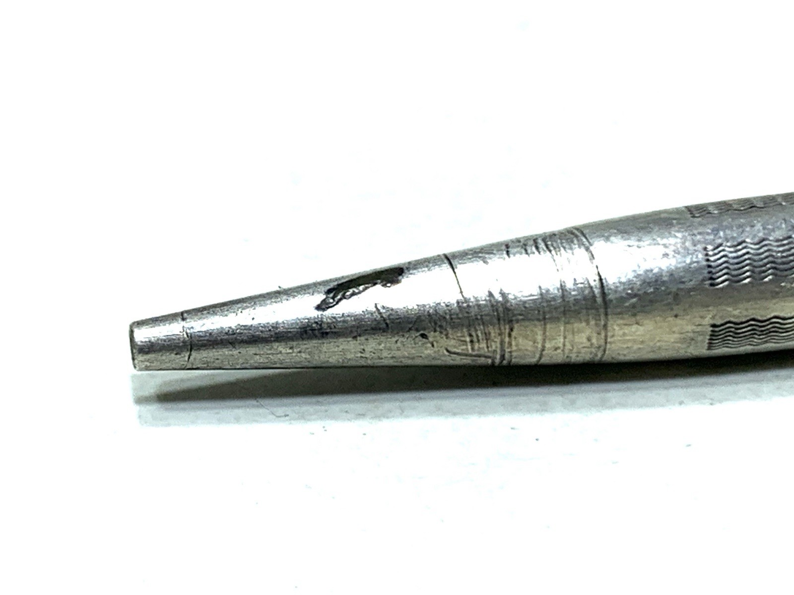 (KELLOGG Promotional) Ingersoll USA Redi-point Rolled Silver Mechanical Pencil