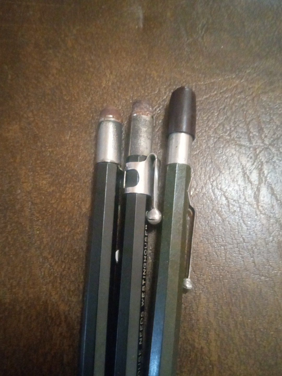 Vintage Realite Mechanical Pencils Lot Of 3 USA Light Damage Works Great Rare