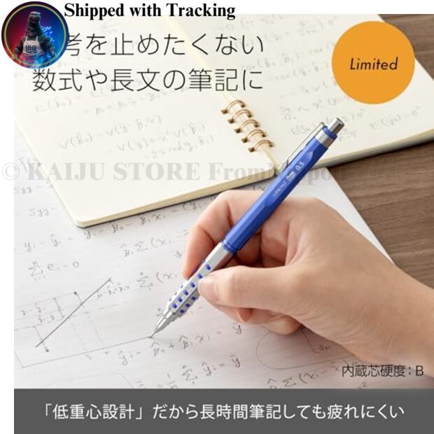 Pentel Orenz AT 0.5mm Mechanical Pencil Metal Blue XPP2005-CAMZ