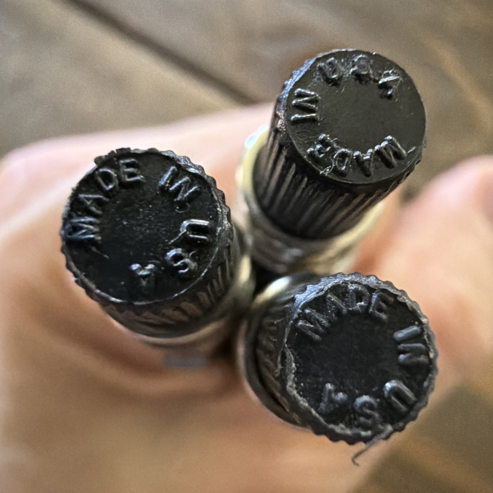 Vintage Skilcraft US Government Black Grease Pencil Set Of 3 Lot Twist