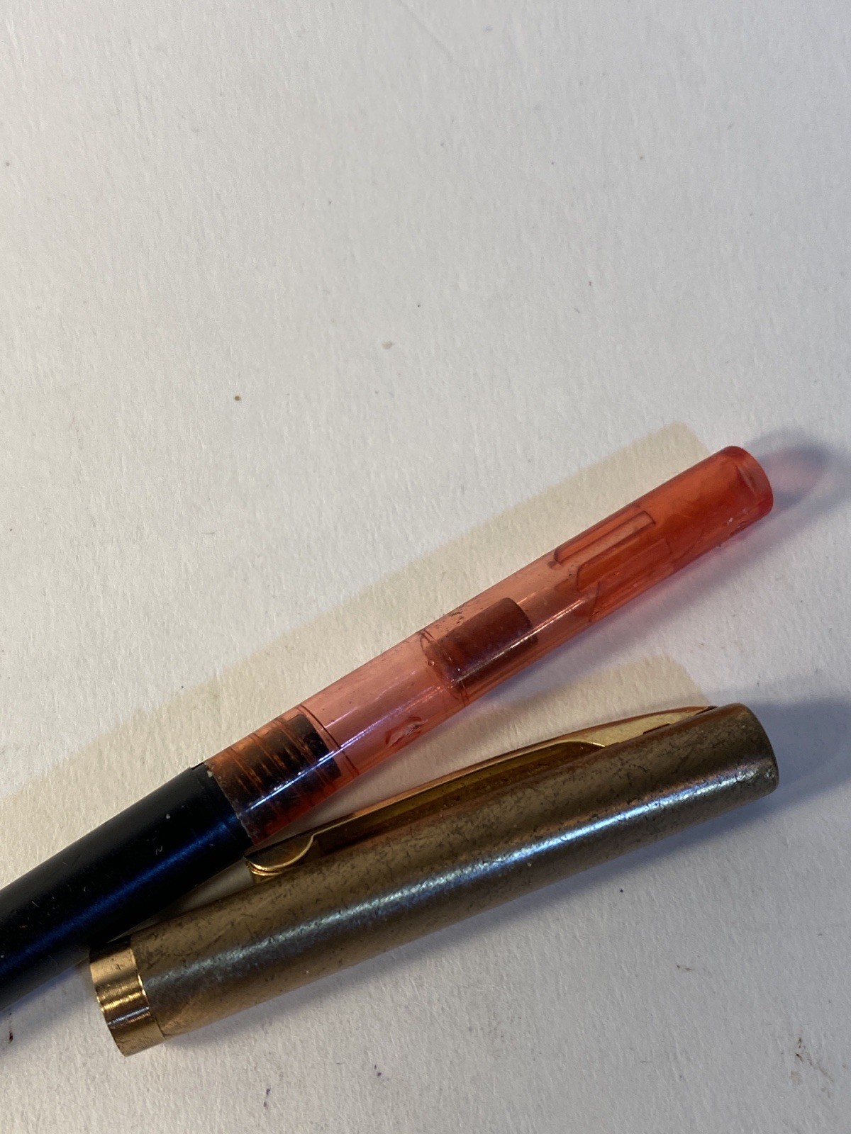 Vintage Rocket Mechanical Pencil Black & Gold