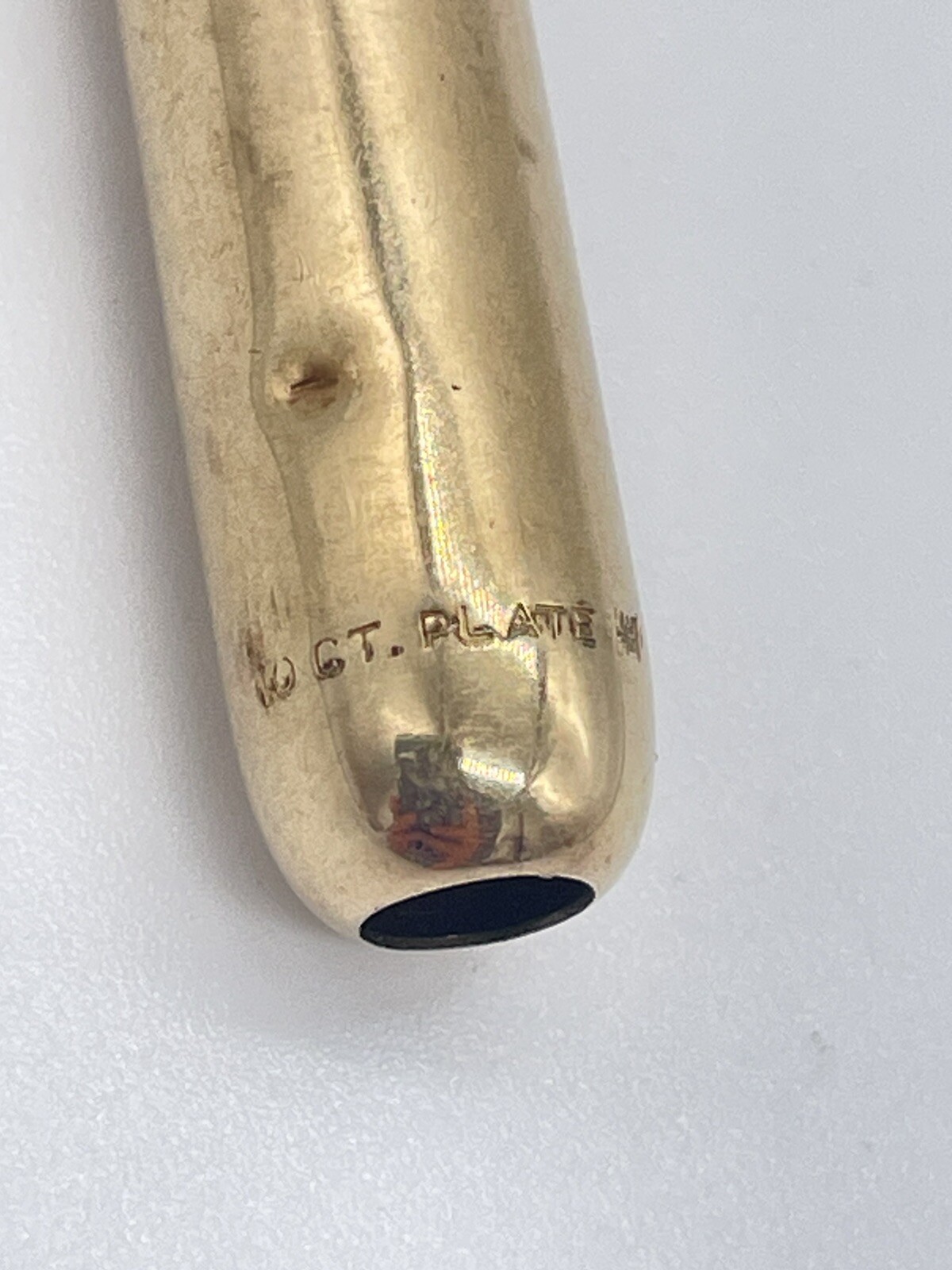 Antique W S Hicks NY 10k Yellow Gold Plate Propelling Chatelaine Pencil Works