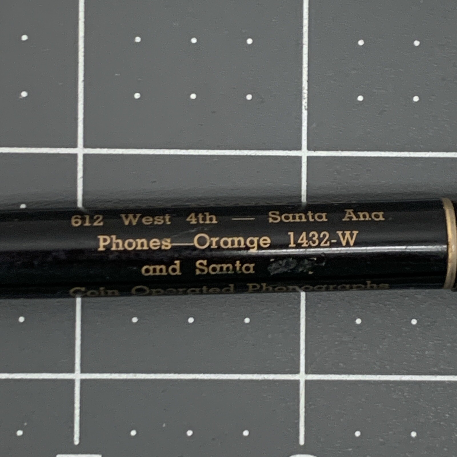 Vintage Ritepoint Mechanical Pencil USA King Music Co. Santa Ana California