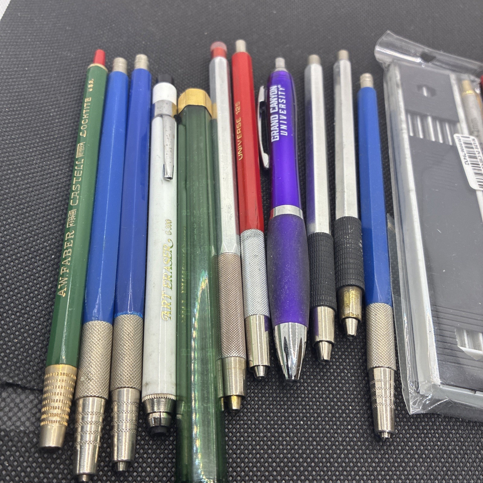 20 Lead Holders Mechanical Pencils Vintage Used Lot #113 LOCAAA