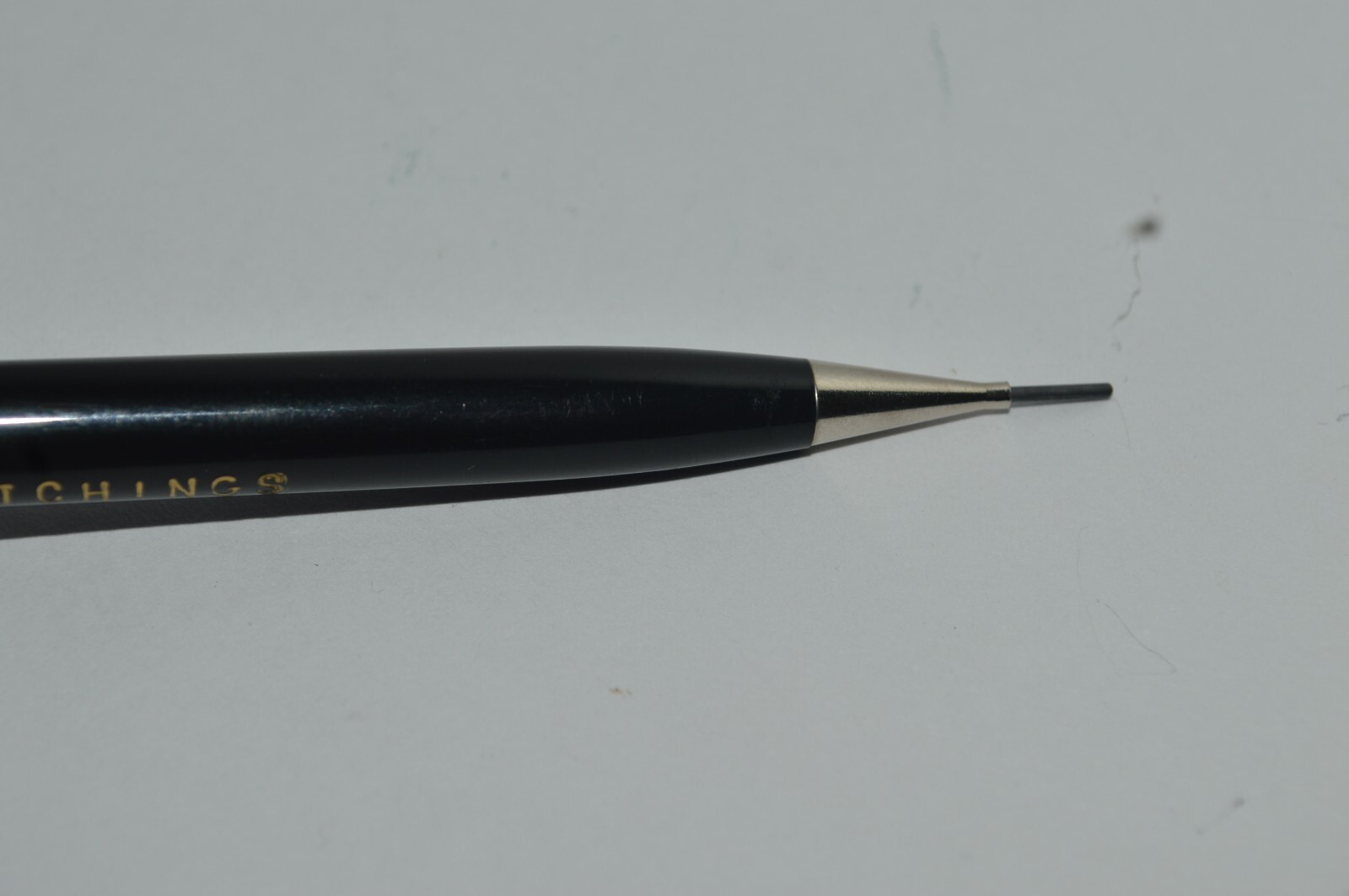 SHEAFFER Mechanical Pencil 0.8mm Engraved J Hutchings Circa 1960’s Tested Works