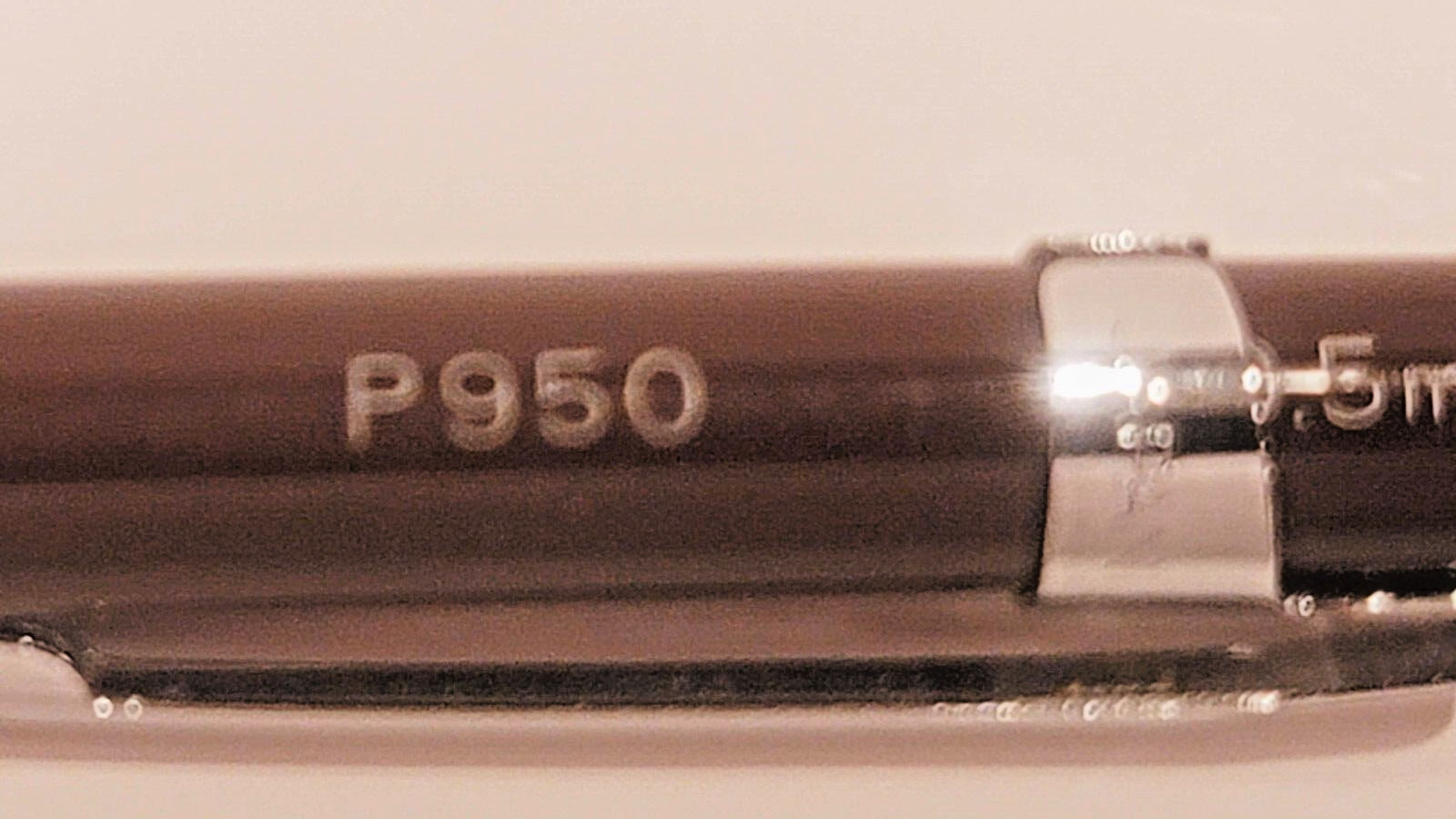 Scripto P950 Collector’s Mechanical Pencil 0.5mm Brown with Box of Lead