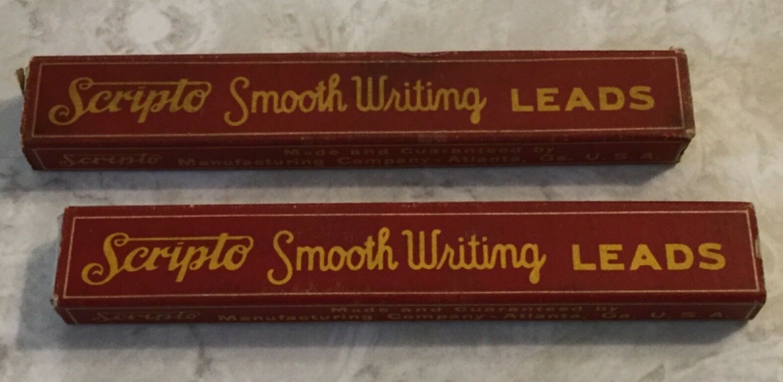 Scripto Smooth Writing Leads Finest Writing Drawing U.S.A. Blue & Red No. 132