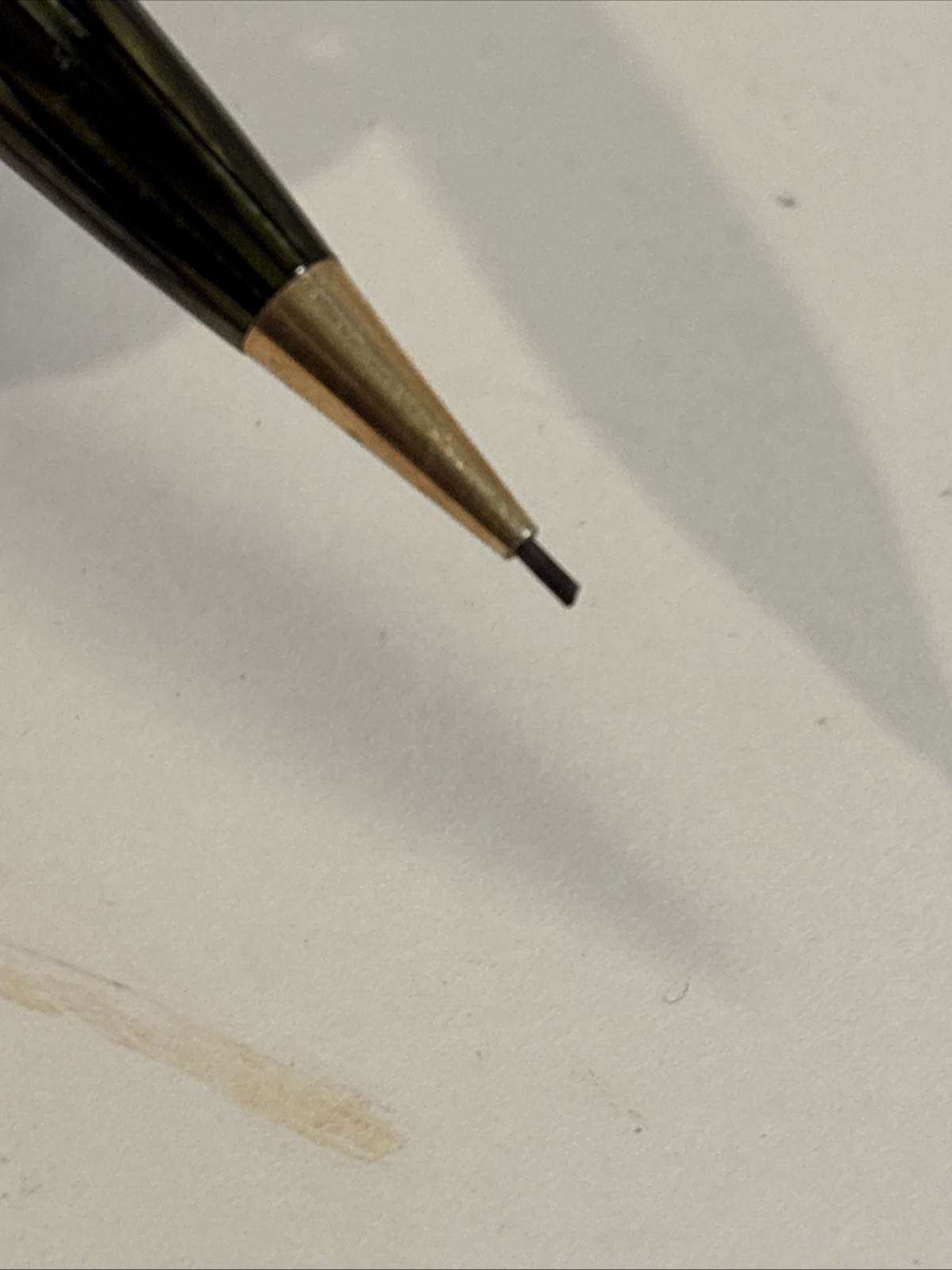 Vintage Sheaffer’s Mechanical Pencil Green Gold
