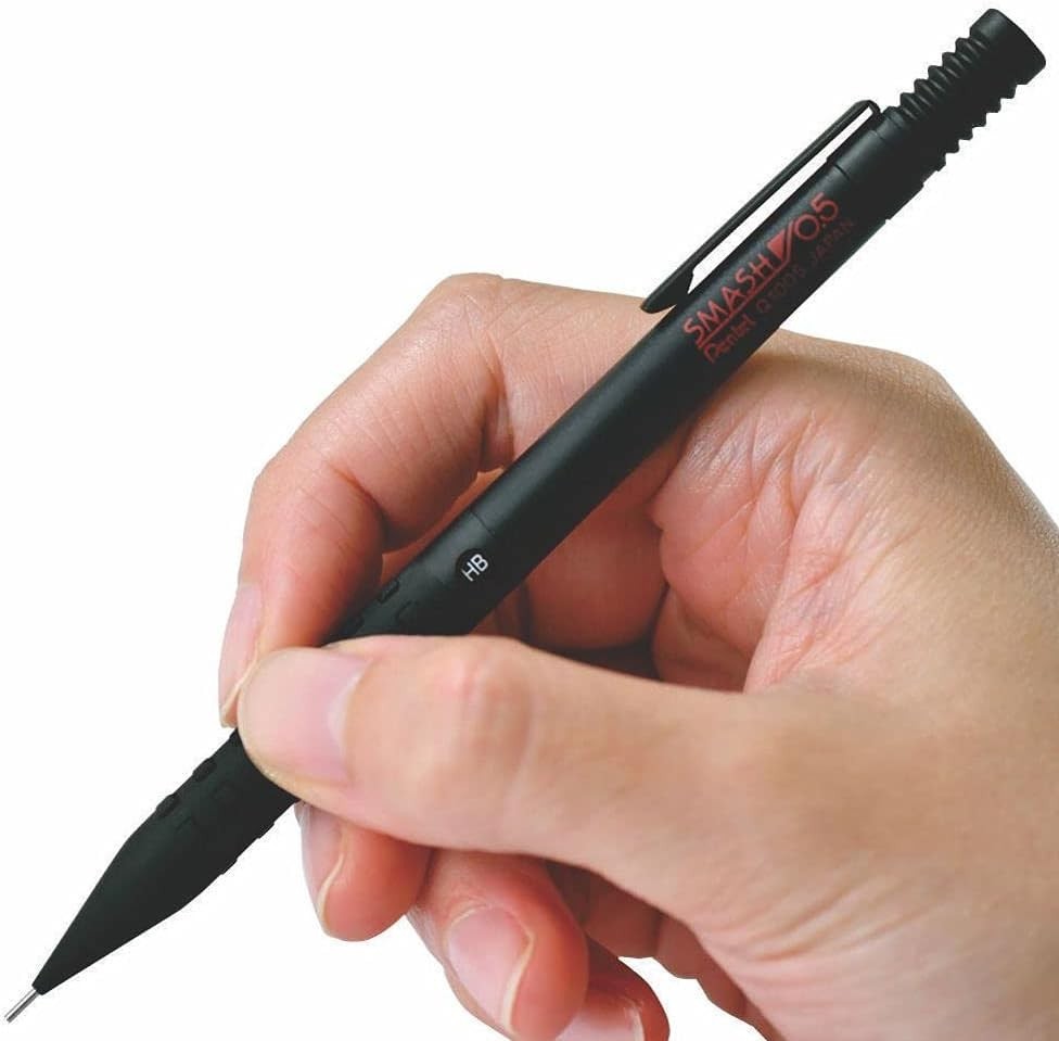 Ergonomic Mechanical Pencil Smash – 0.5mm Lead with Hardness Display Window