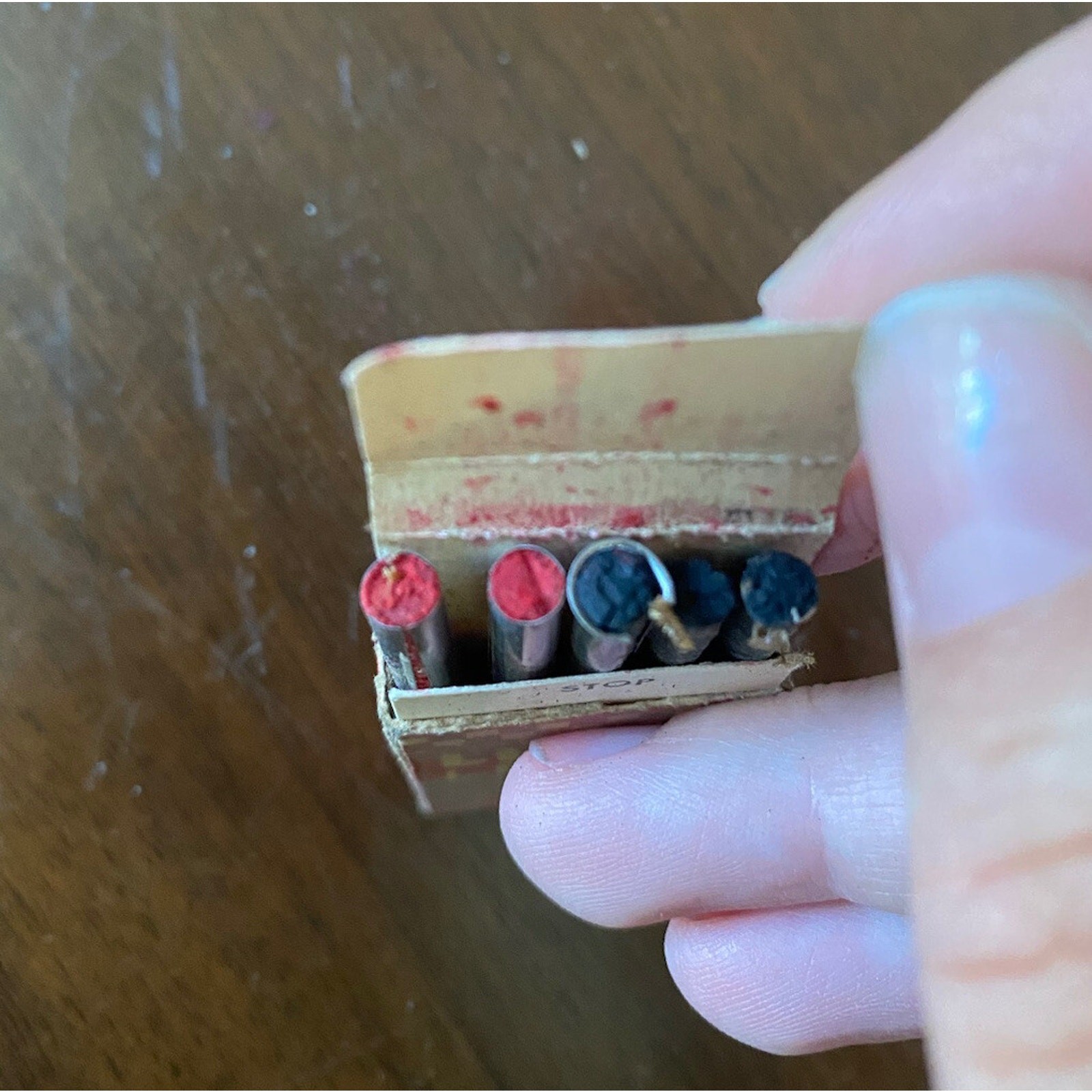Vintage Listo Leads Mixed Pack 2 Red And 3 Black No. 162 Marking Leads