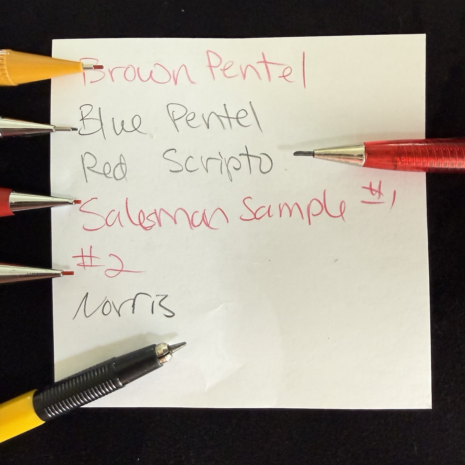 Lot Of 6 Vtg Pencils-Lead Clutch Staedtler-Noris 777(German)-Pentel-Scripto More