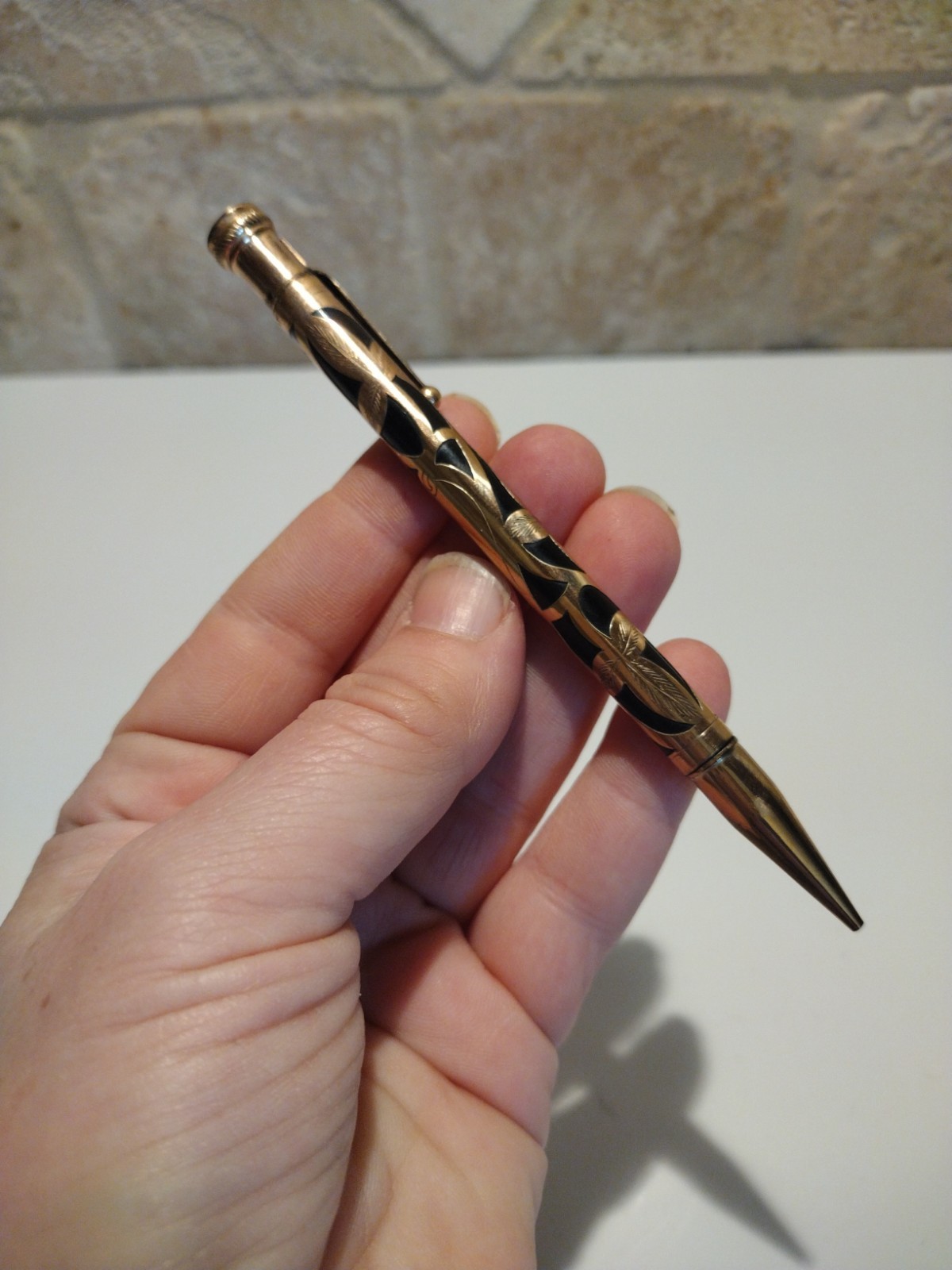 VTG Morrison’s 1/40th 14K Gold GF Filigree Overlay Mechanical Pencil Not Scrap