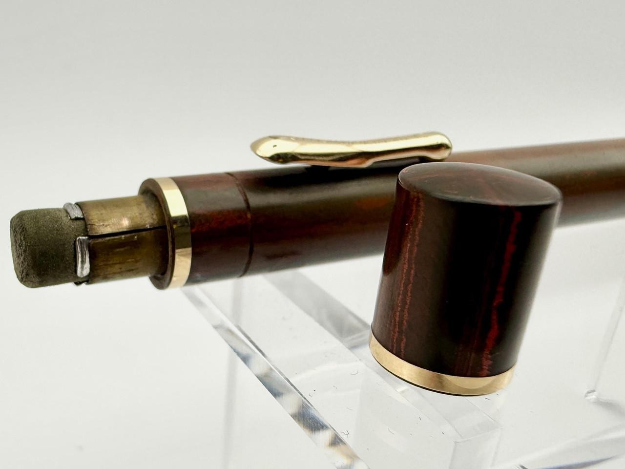 CONKLIN ENDURA OVERSIZE WOODGRAIN HARD RUBBER MECHANICAL PENCIL RARE