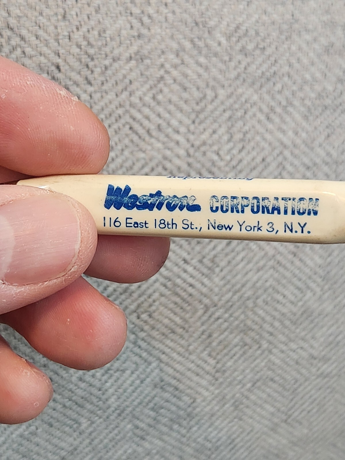 Vintage Weston Corporation Mascot USA Mechancial Pencil Advertising