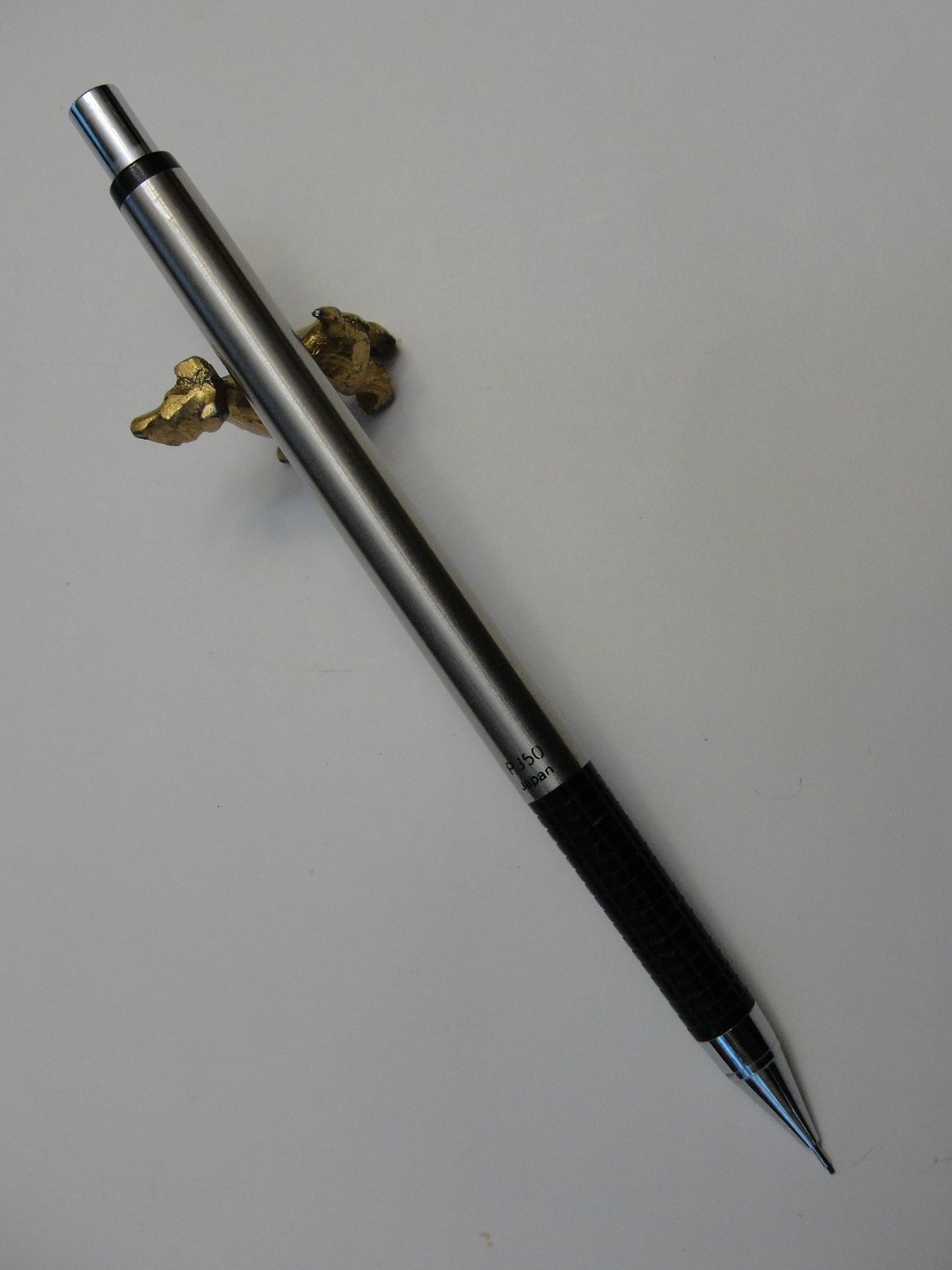 Scripto P350 Black Brushed Chrome 0.5mm Mechanical Pencil Sleeve Protector
