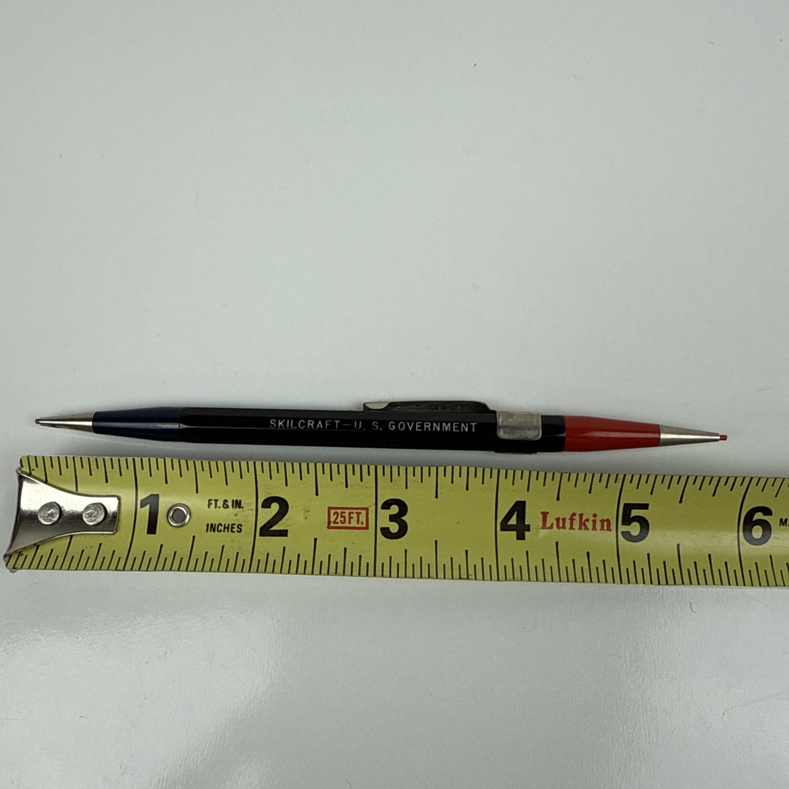 Skilcraft US Government Double Ended Mechanical Pencil Red Black Lead
