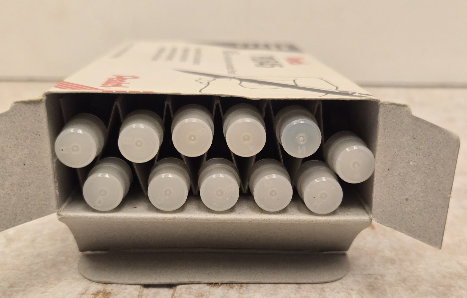 Vintage Pentel PD345 Quicker Clicker 0.5mm Mechanical Pencil Box of 11