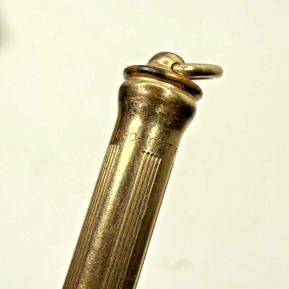 Vintage Cross 1/30 10KT Rolled Gold Plate Mini Mechanical Pencil Made in USA