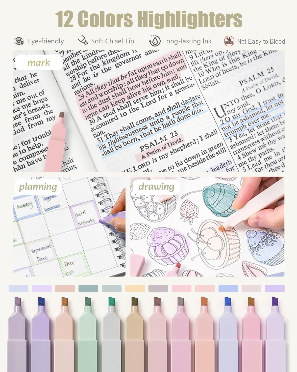 39 PCS Aesthetic Stationery Set with Cute Pen Case, College Supplies and Nursing