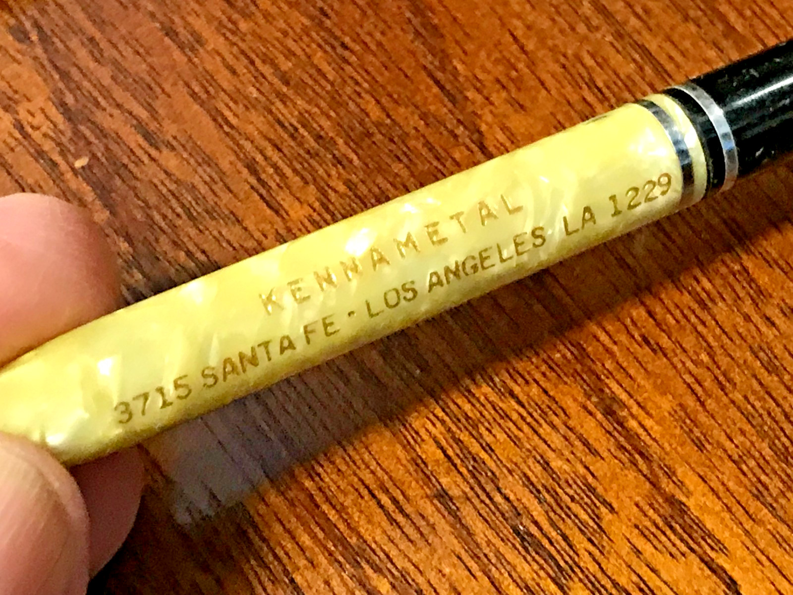 2 OLD MECHANICAL PENCILS ~ GREEN CELLULOID & 2-TONE OSBORNE ~ Estate Finds