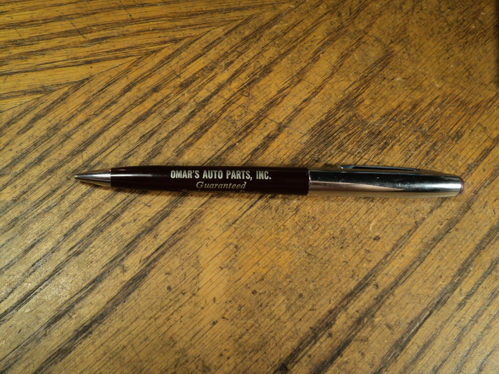 Vintage Mechanical Pencil Advertising Omar’s Auto Parts Livonia Sample M290